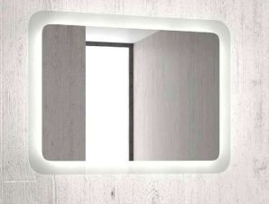 Καθρέπτης Μπάνιου Με Φως Led Adel 80x60cm Clear Karag