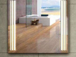 Καθρέπτης Μπάνιου Με Φως Led PIC011-750 75x75cm Clear Karag