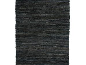 Δερμάτινο Πατάκι (60×90) Silk Fashion Ανθρακί
