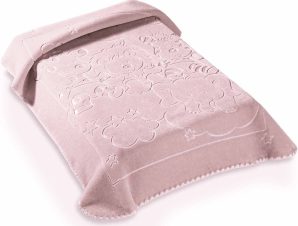 Κουβέρτα Βελουτέ Αγκαλιάς (80×110) Belpla 520 Rosa