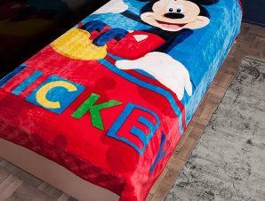 Κουβέρτα Βελουτέ Μονή (160×220) Dimcol Mickey 561