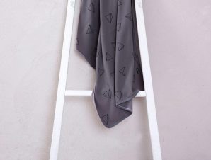Κουβέρτα Πικέ Αγκαλιάς (75×100) Minene Dark Grey