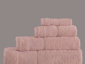 Πετσέτες Μπάνιου (Σετ 4τμχ) Makis Tselios Lillie Pink 500gsm