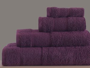 Πετσέτες Μπάνιου (Σετ 4τμχ) Makis Tselios Lillie Purple 500gsm