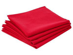 Πετσέτες Φαγητού (Σετ 4τμχ) A-S Red 131516G